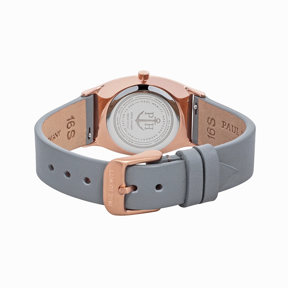 Paul Hewitt Modern Edge Rose Sunray Graphite Watch