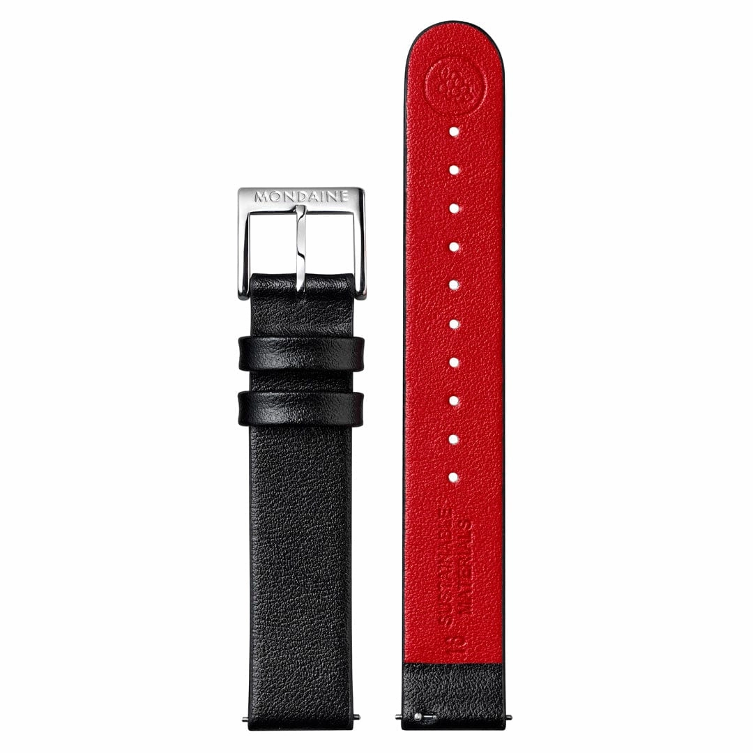 Petite Cushion, 31 mm, Black Vegan Leather