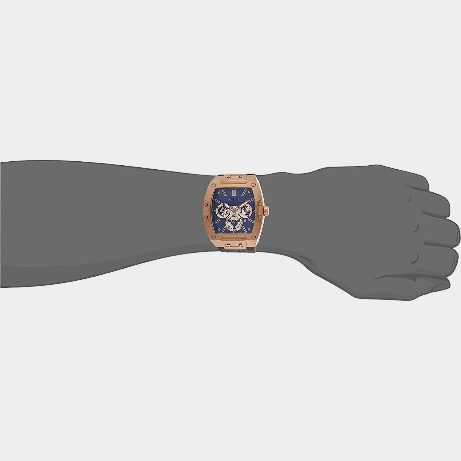Phoenix Men's Blue Chronograph Leather Watch GW0202G2