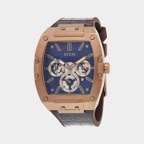 Phoenix Men's Blue Chronograph Leather Watch GW0202G2