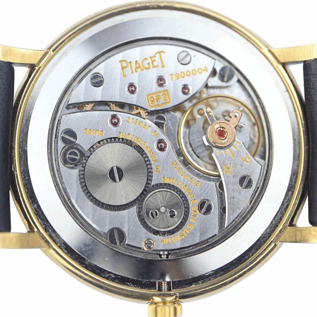 Piaget 9027 18k Gold Diamond Bezel Ladies Vintage Watch