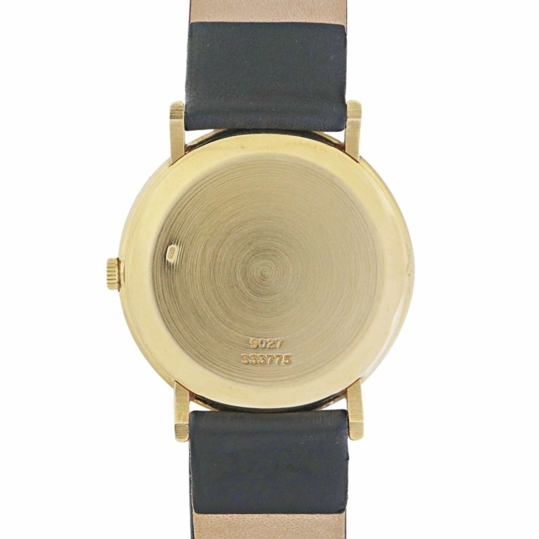 Piaget 9027 18k Gold Diamond Bezel Ladies Vintage Watch