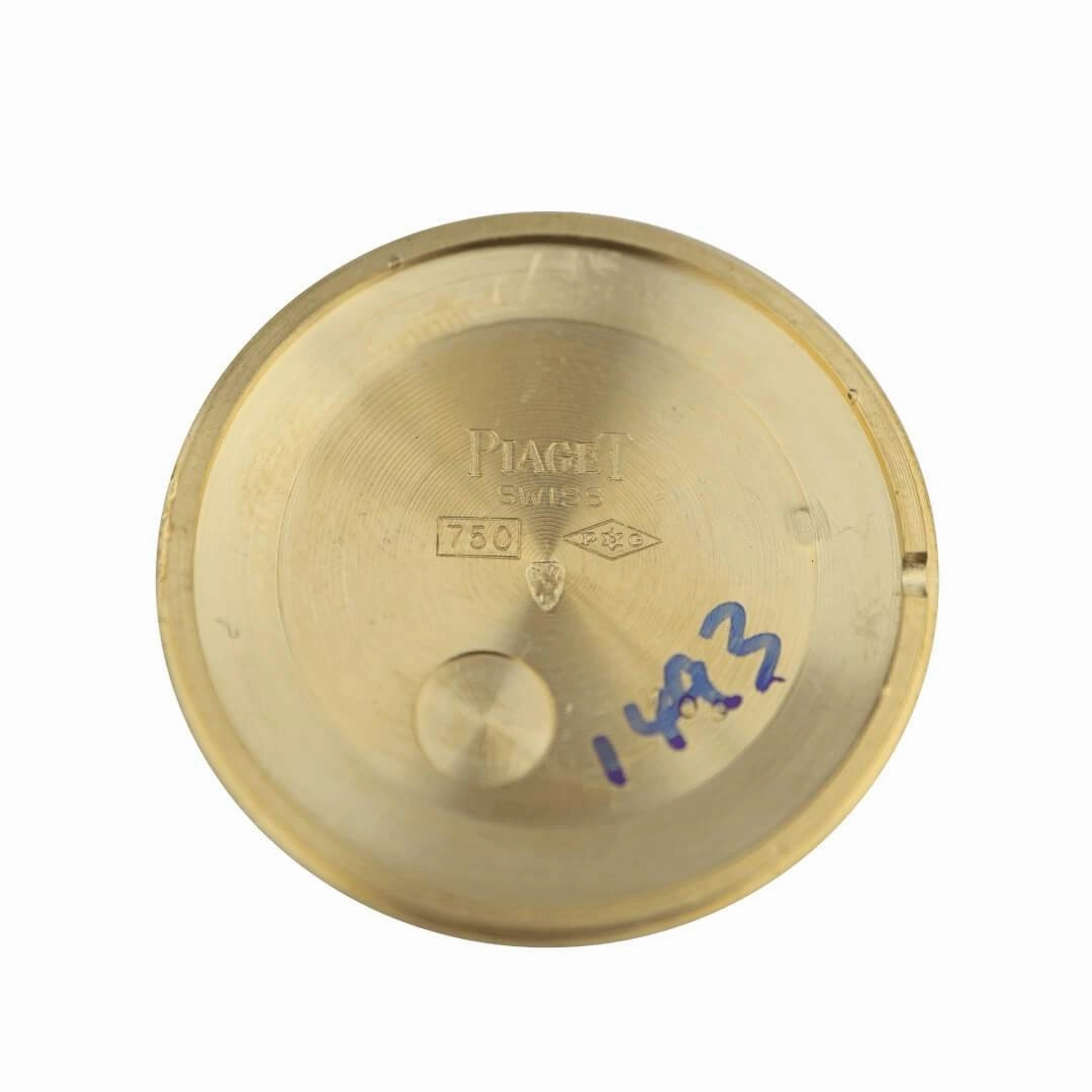 Piaget 9027 18k Gold Diamond Bezel Ladies Vintage Watch