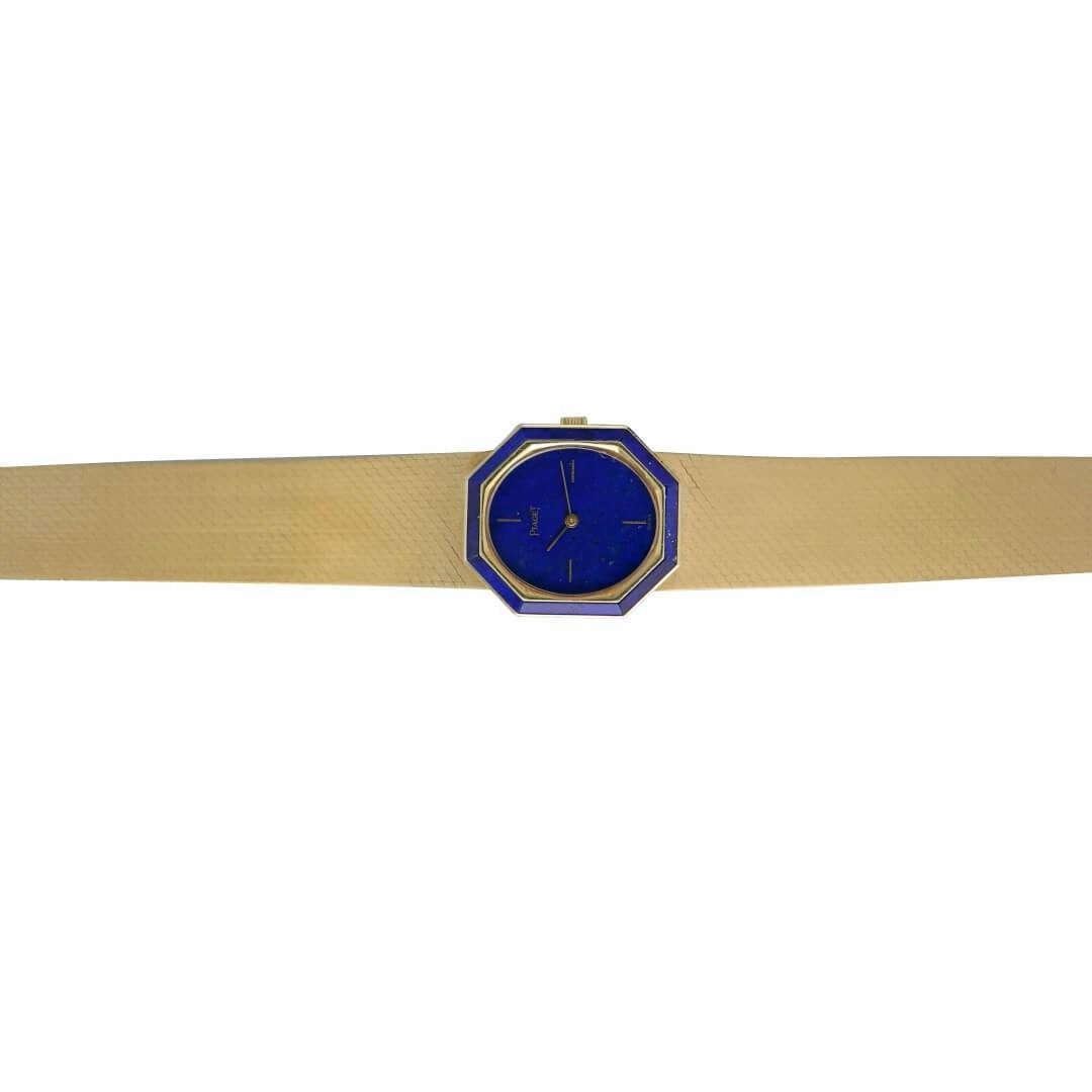 Piaget Ref. 9431-B2, Lapis Lazuli Dial, 18k Gold Ladies Vintage Watch