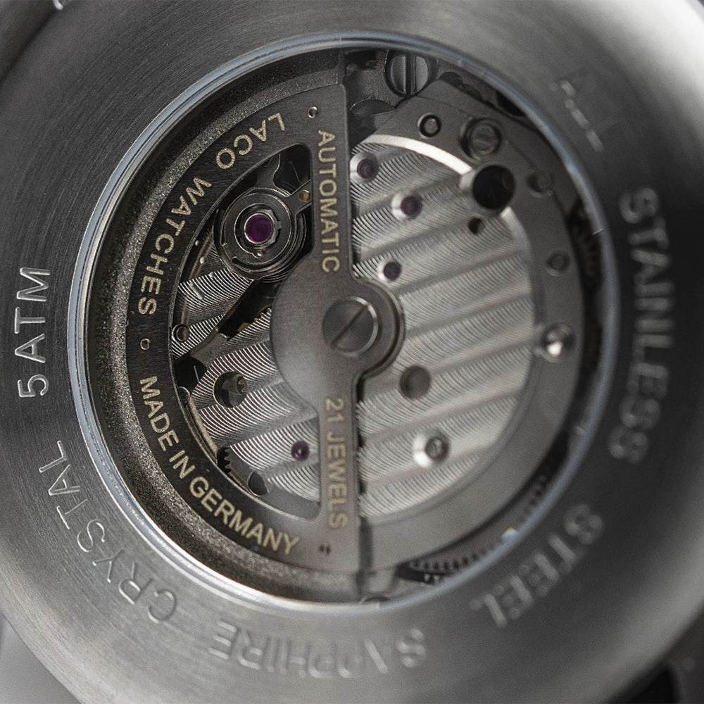 Pilot Basic Aachen MB Automatic 42mm - Grey on Bracelet