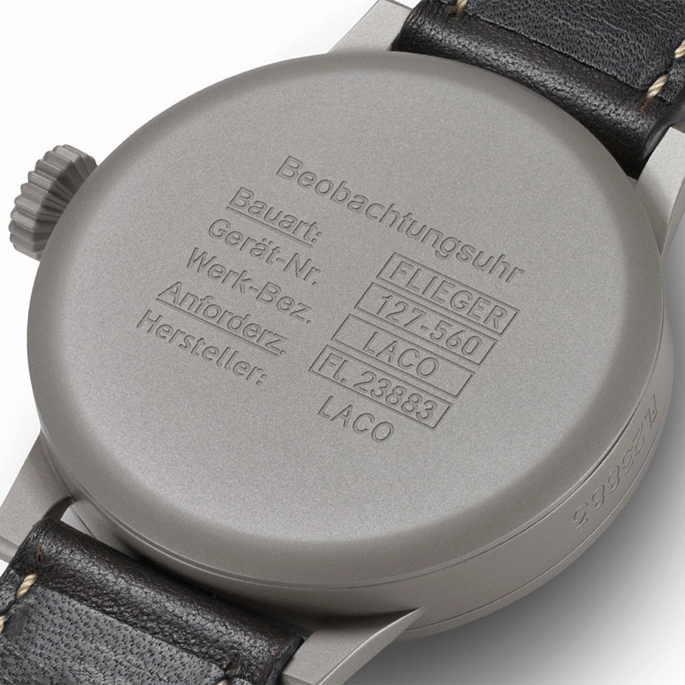 Pilot Original Mnster Automatic 42mm - Black on Leather Strap