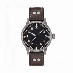 Pilot Original Mnster Automatic 42mm - Black on Leather Strap