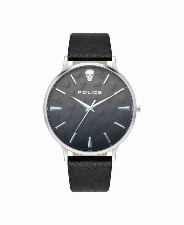 Police Tasman Black Leather Watch PL.16023JS/02