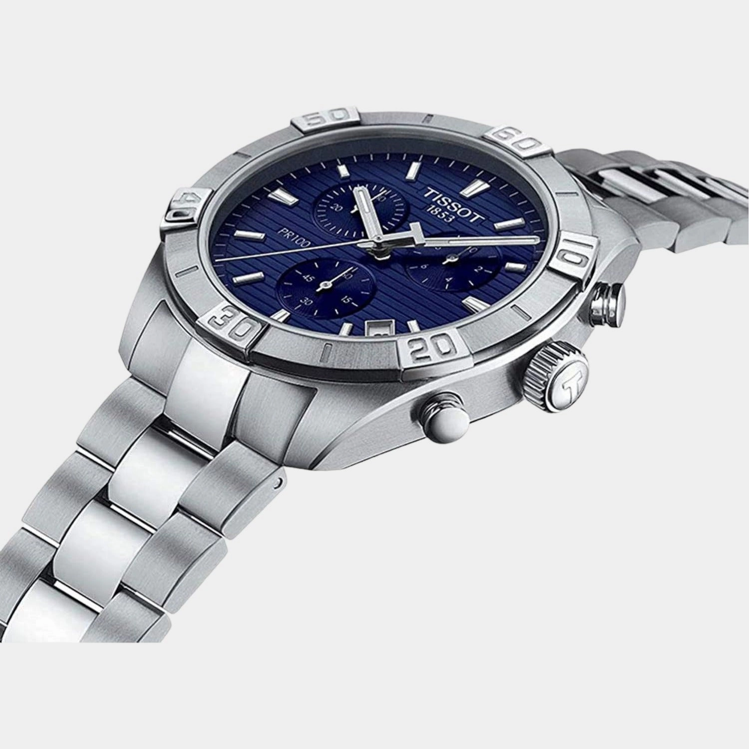 PR 100 Men Chronograph Stainless Steel Watch T1016171104100