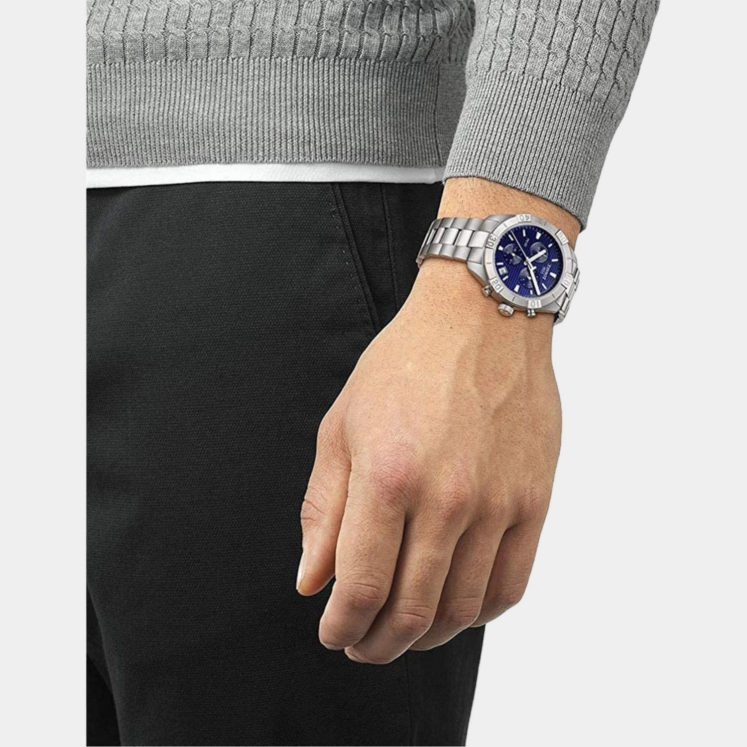 PR 100 Men Chronograph Stainless Steel Watch T1016171104100