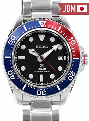 Prospex 200M Diver Scuba Solar "Pepsi" Ref. SBDJ053