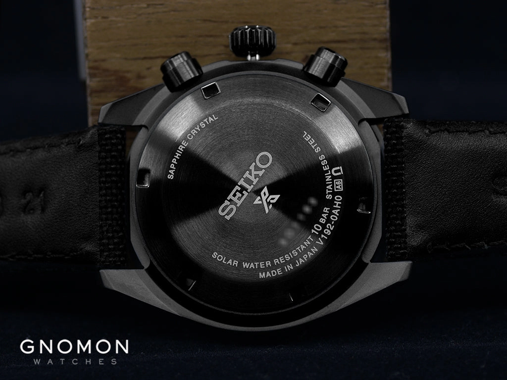 Prospex Speedtimer Solar Chronograph The Black Series Ref. SBDL105