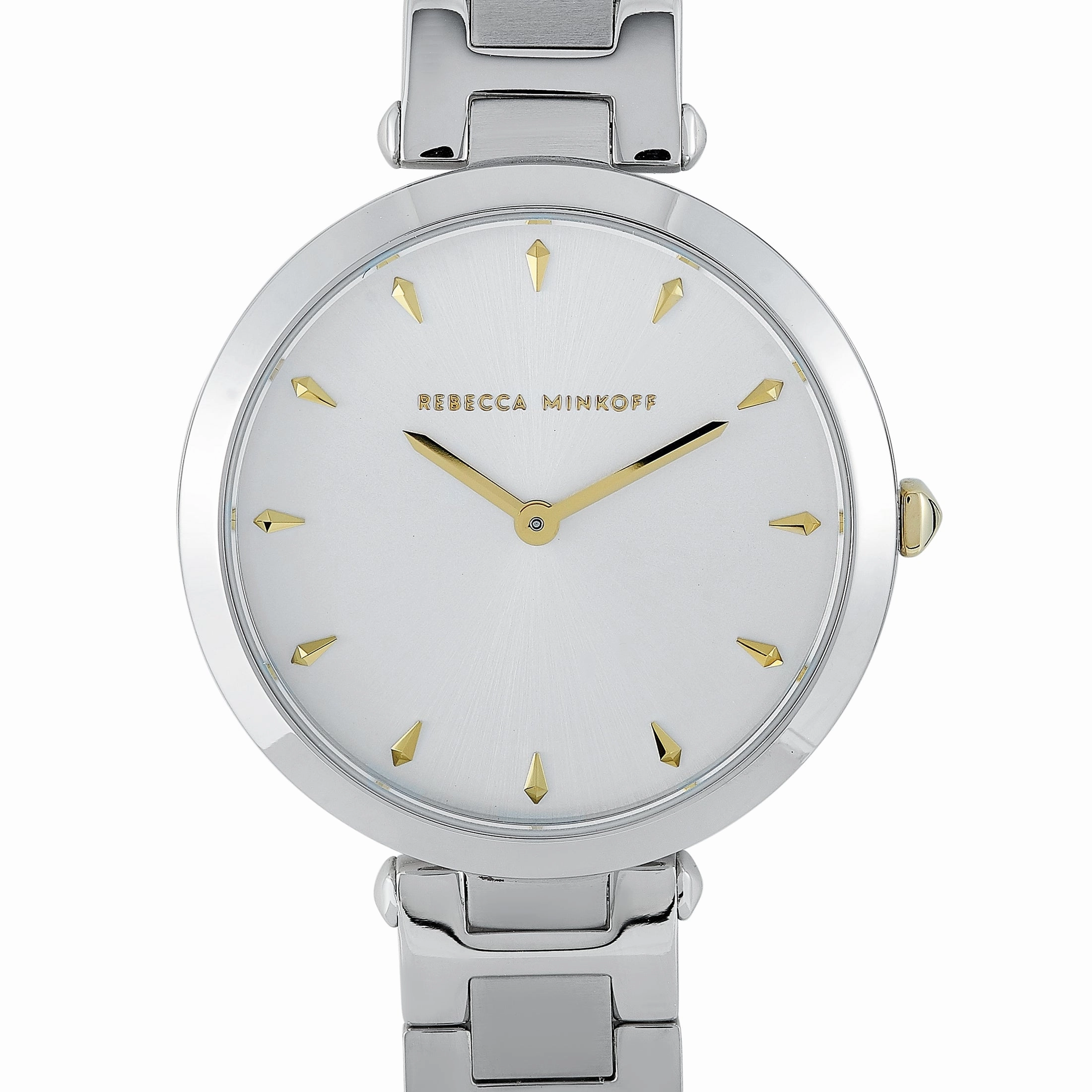 Rebecca Minkoff Nina Silver-Tone Bracelet Watch 2200276