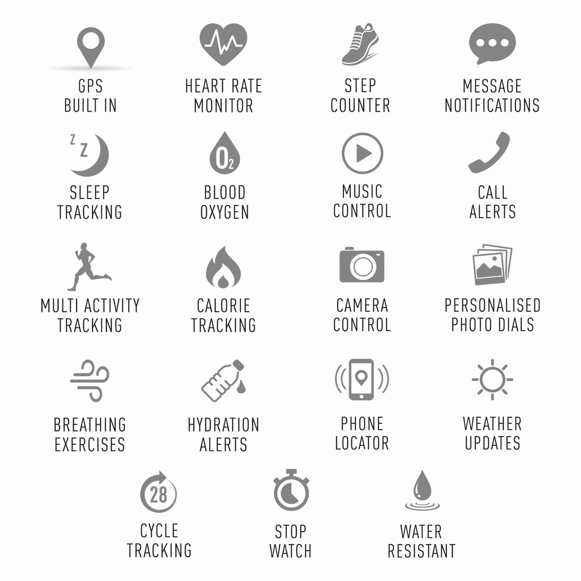 Reflex Active Series 18 Khaki Silicone Strap GPS Smart Watch