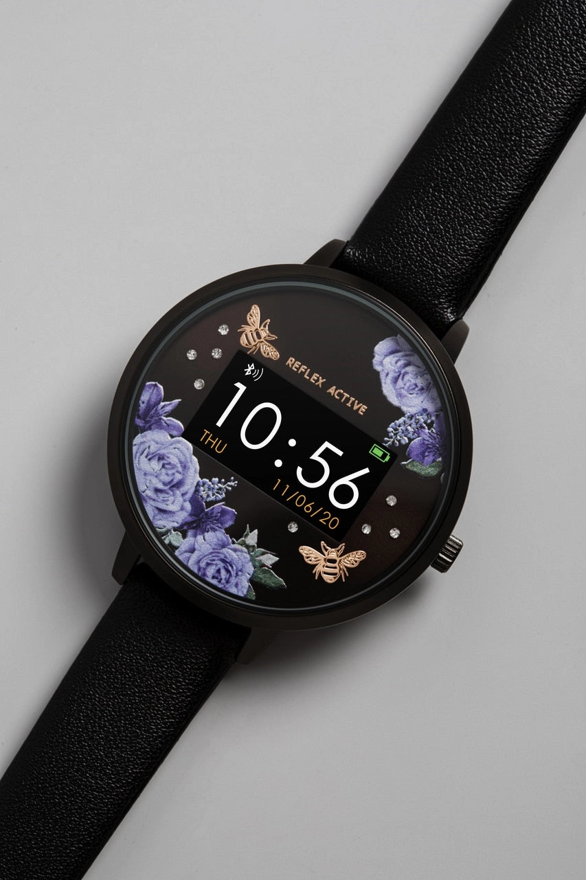 Reflex Active Series 3 Black Midnight Garden Smart Watch RA03-2018