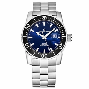 Revue Thommen Men's 17030.2125 'Diver' Blue Dial Stainless Steel Swiss Automatic Watch