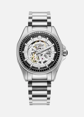 Roamer - 220984 41 55 20 - ROCKSHELL MARK III SKELETON Stainless Steel Watch for Men's
