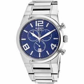Roberto Bianci Men's Watch - Rizzo Blue Dial Stainless Steel Bracelet | RB90730