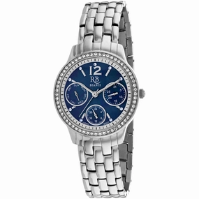 Roberto Bianci Women's Watch - Valentini Black MOP Dial Silver Bracelet | RB0841