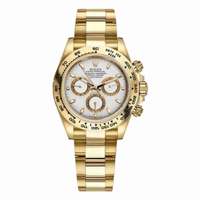 Rolex Cosmograph Daytona 40mm - Ref: 116508-0001 - White Index Dial, 18K Yellow Gold Oyster Bracelet Men's Watch