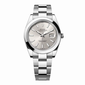 Rolex Datejust 41mm - Ref: 126300-0003 - Silver Dial, Stainless Steel Oyster Bracelet Men's Watch