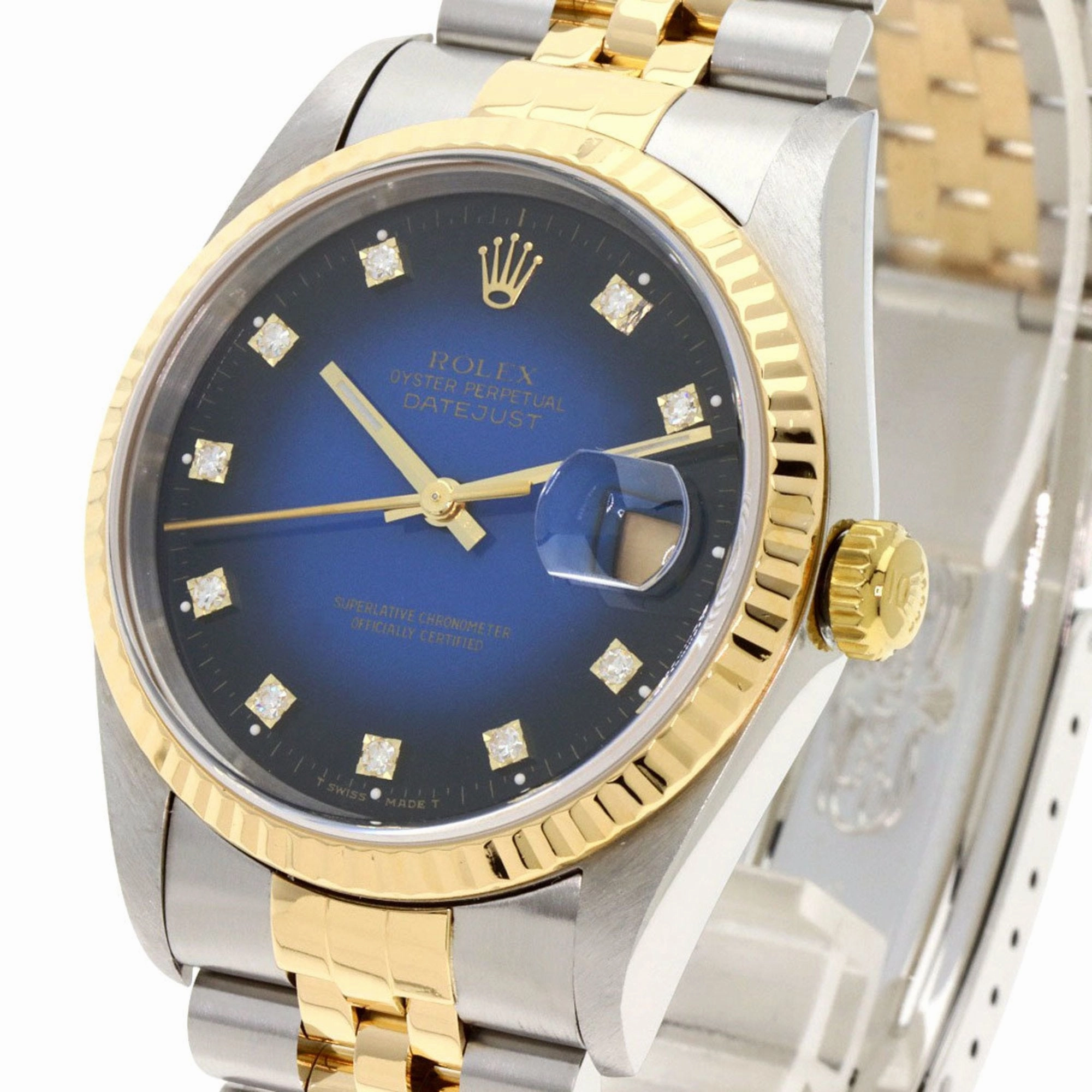 Rolex Datejust Stainless Steel yellow gold (18K) Wristwatch (Pre-Owned)