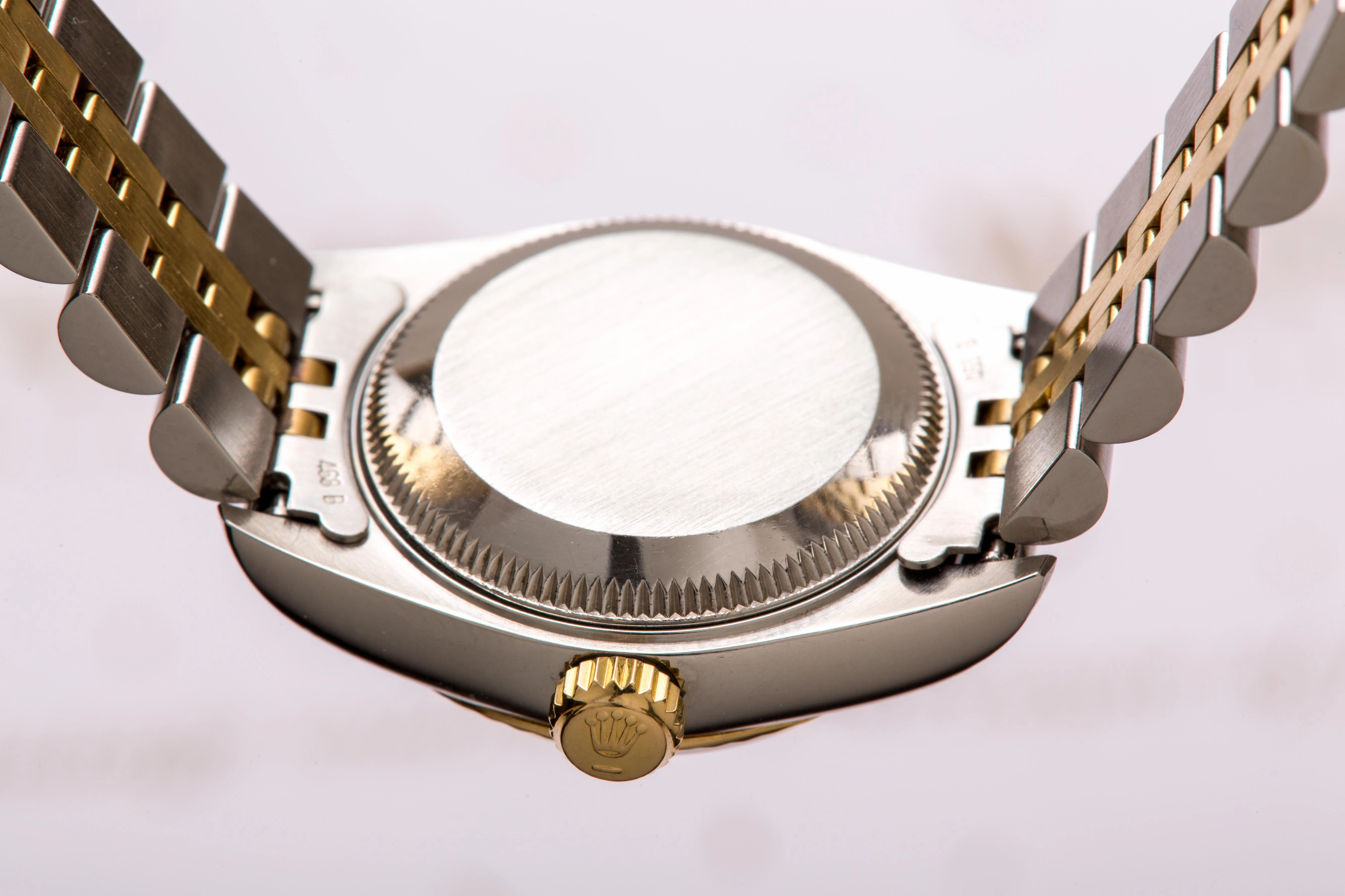 Rolex Ladies Date just 18 ct gold and steel - SOLD