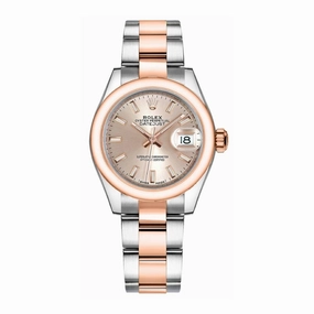 Rolex Lady-Datejust 28mm - Ref: 279161-0002 - Sundust Stick Dial, Two Tone Stainless Steel & 18K Rose Gold Oyster Bracelet Women's Watch