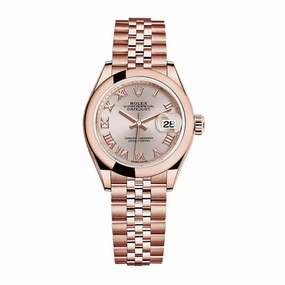 Rolex Lady Datejust 28mm - Ref: 279165-0010 - Sundust Dial, 18K Rose Gold Jubilee Bracelet Women's Watch