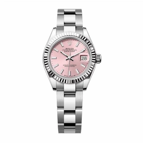 Rolex Lady-Datejust 28mm - Ref: 279174-0002 - Pink Stick Dial, Stainless Steel Oyster Bracelet Women's Watch