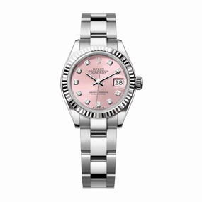 Rolex Lady-Datejust 28mm - Ref: 279174-0004 - Pink Diamond Dial, Stainless Steel Oyster Bracelet Women's Watch