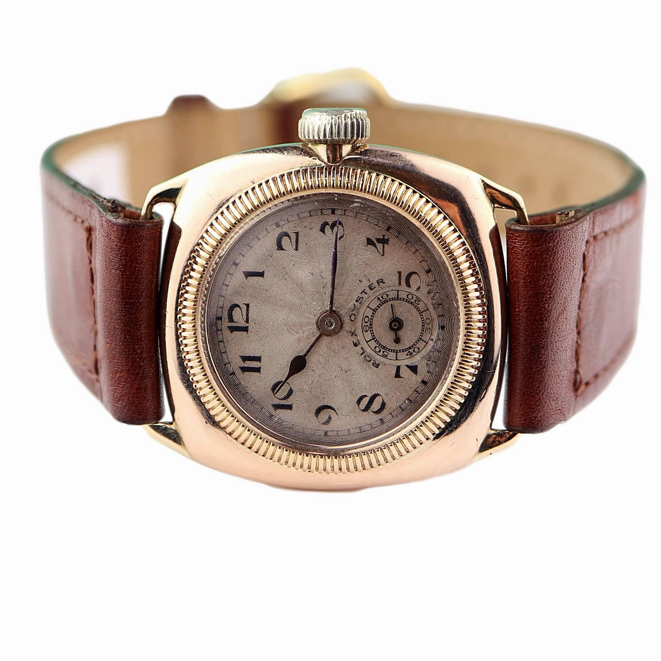 Rolex Oyster Cushion Case, 9k Gold, 1927