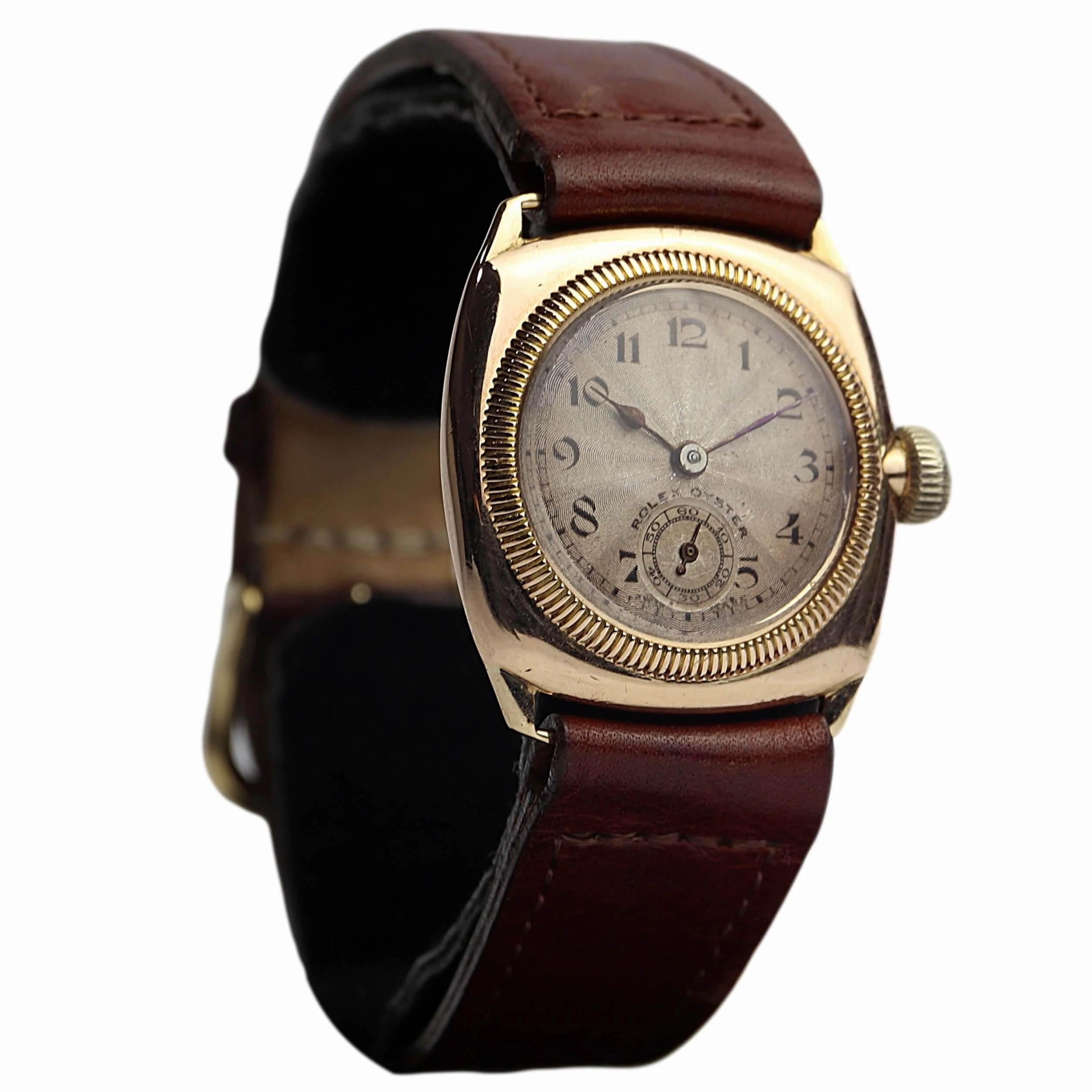 Rolex Oyster Cushion Case, 9k Gold, 1927