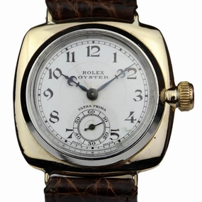 Rolex Oyster Cushion Case, Ultra Prima, 9k Gold, 1930