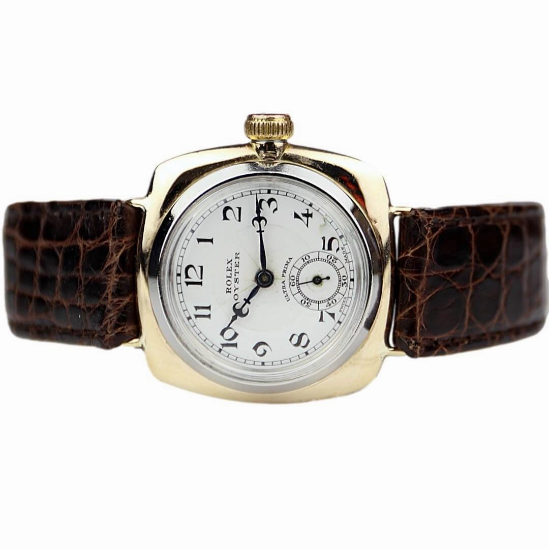 Rolex Oyster Cushion Case, Ultra Prima, 9k Gold, 1930