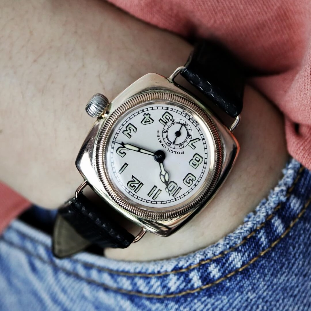 Rolex Oyster Extra Prima, 1928 Men's Gold Vintage Watch