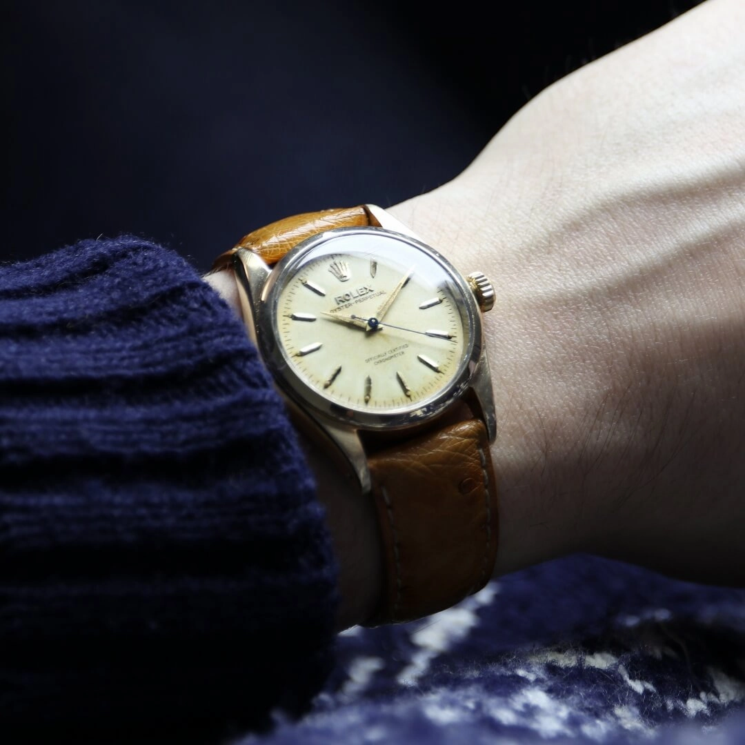 Rolex Oyster Perpetual 6634 "Golden Egg", 1958 Gold Capped Watch
