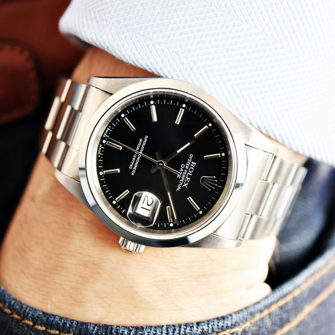 Rolex Oyster Perpetual Date Ref.15200 Men's Vintage Watch