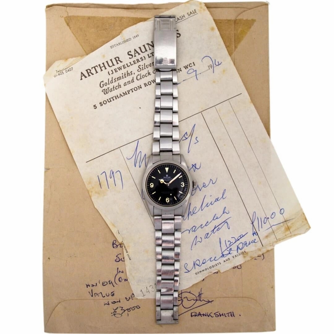 Rolex Oyster Perpetual Explorer 1016 Mk.1 "Frog Dial", 1969