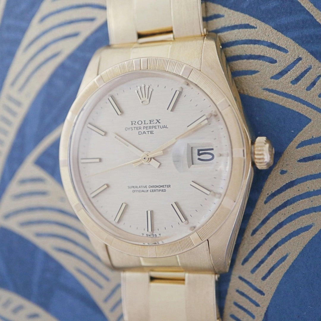 Rolex Oyster Perpetual Reference 1501 Date 18k Gold, 1972