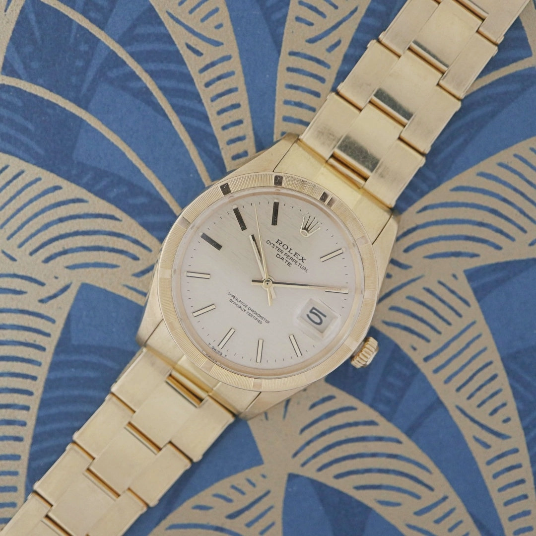 Rolex Oyster Perpetual Reference 1501 Date 18k Gold, 1972
