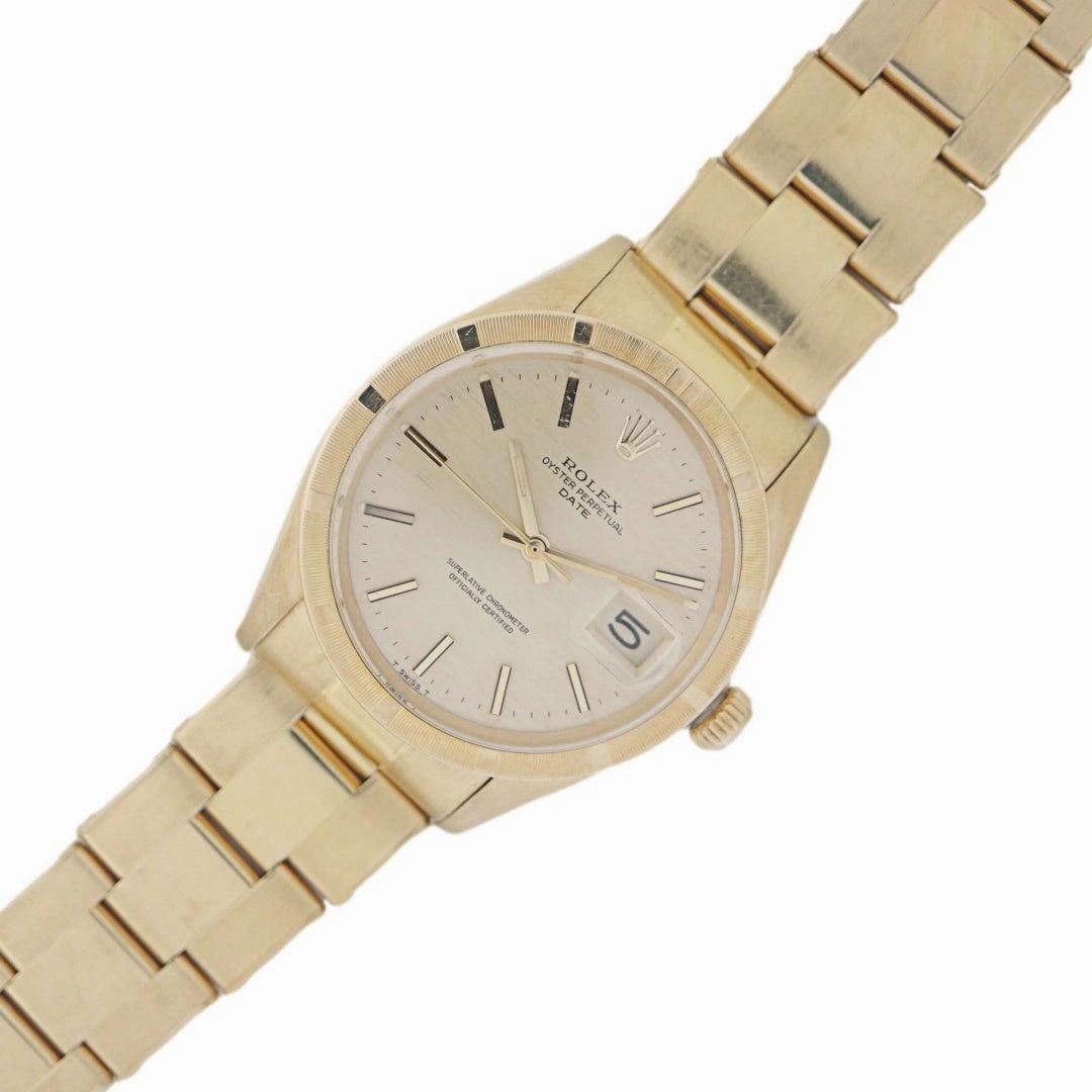 Rolex Oyster Perpetual Reference 1501 Date 18k Gold, 1972