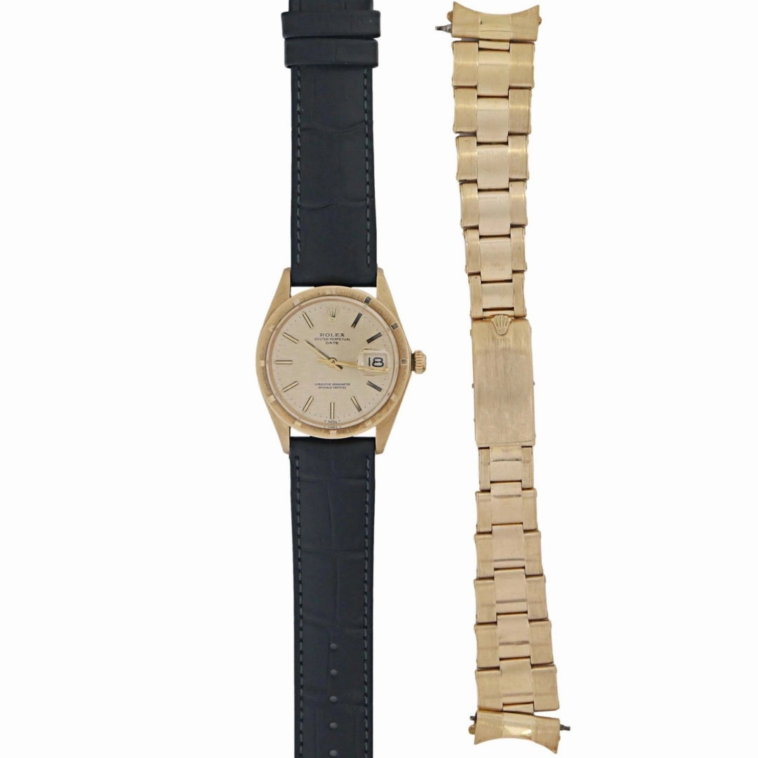 Rolex Oyster Perpetual Reference 1501 Date 18k Gold, 1972