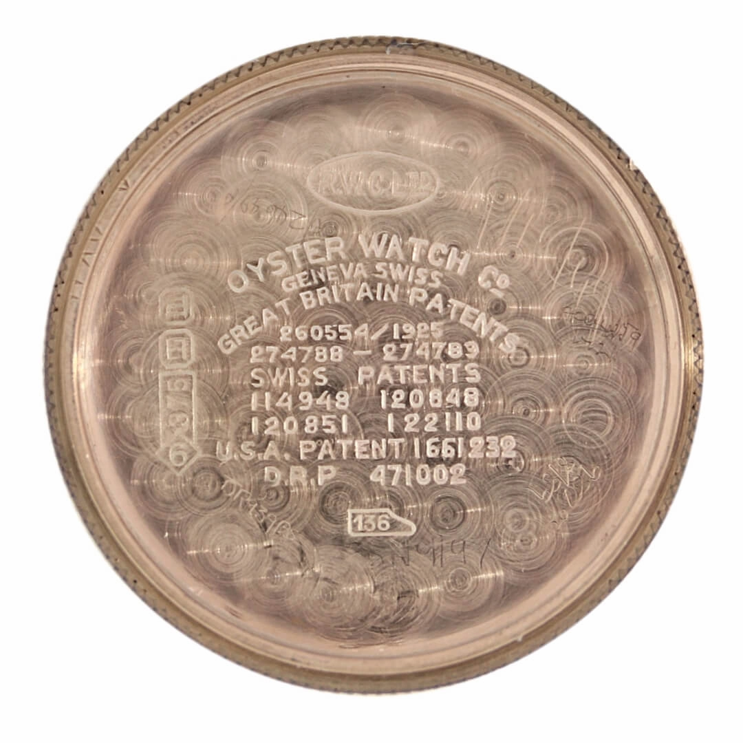 Rolex Oyster Ref. 2136 9k Gold, Circa 1938