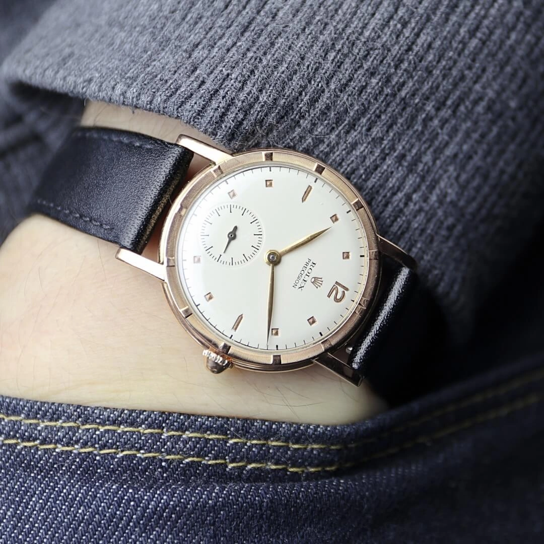 Rolex Precision 1950's, 10k Gold
