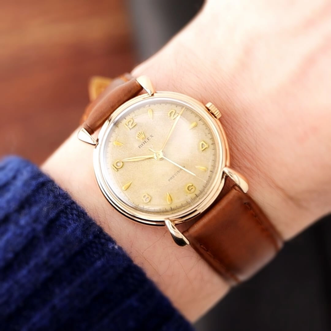 Rolex Precision 4516 9k Gold, 1955