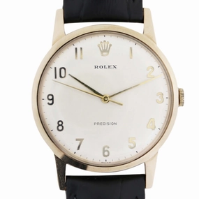 Rolex Precision 9k Gold Presentation Watch 1960's