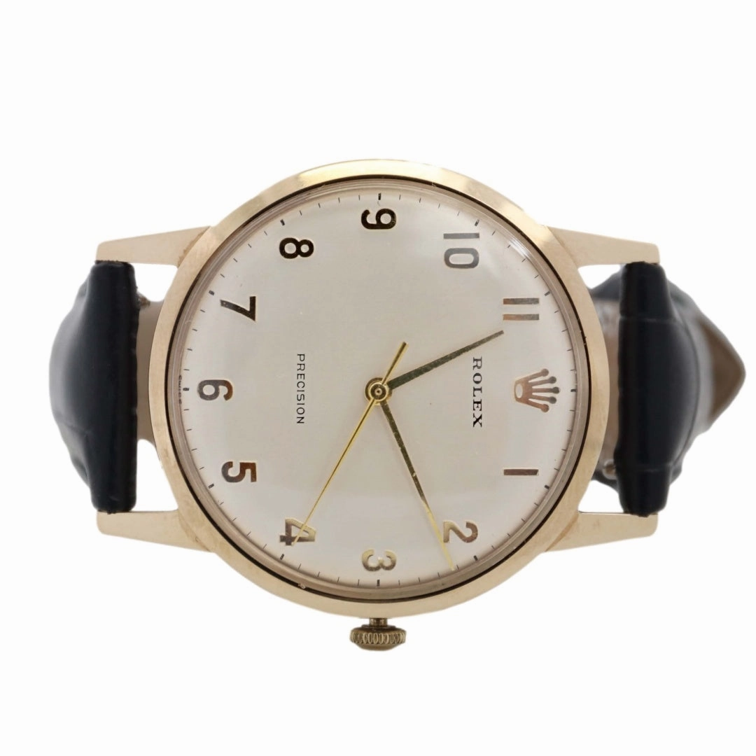 Rolex Precision 9k Gold Presentation Watch 1960's