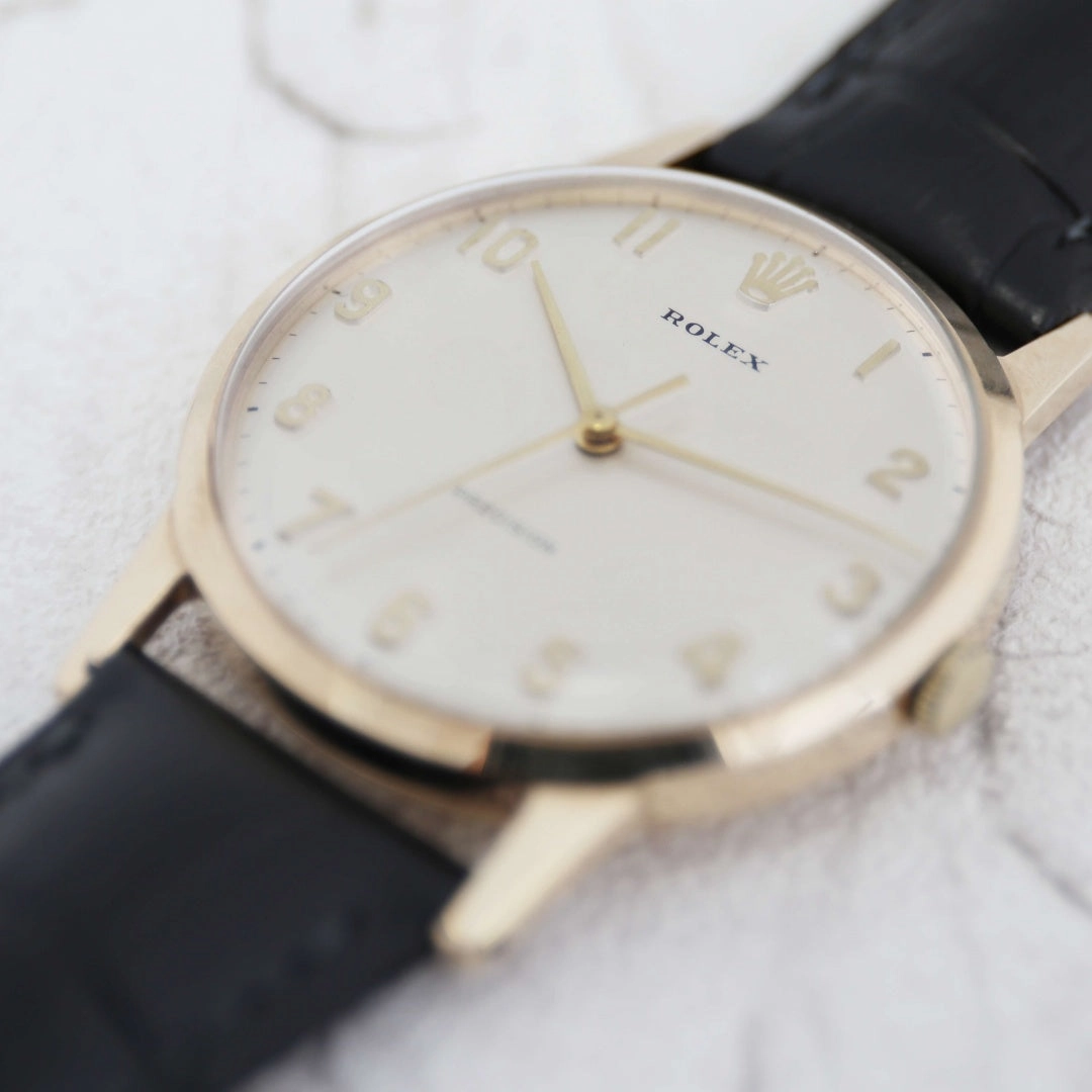 Rolex Precision 9k Gold Presentation Watch 1960's