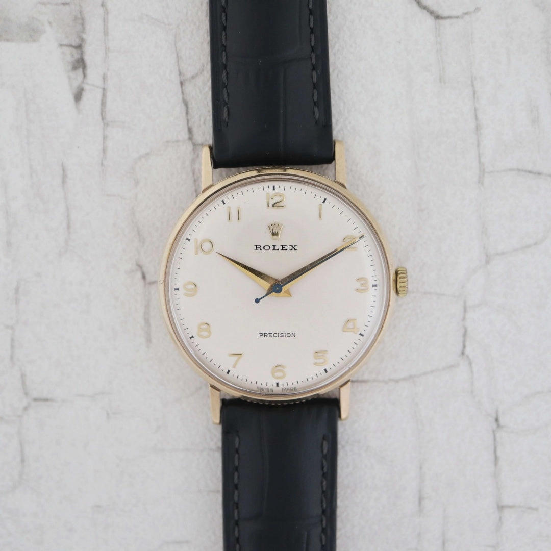 Rolex Precision 9k Gold "Coin Edge"